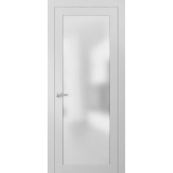 Sartodoors Barn Interior Door, 32" x 80", White PLANUM2102ID-WS-1884 - main